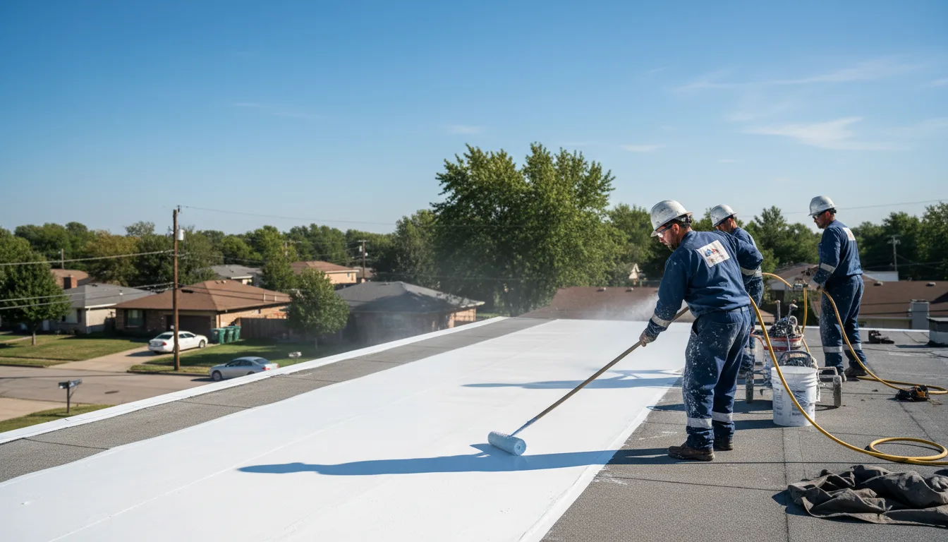 Commercial roof coating in Carthage, MS near me
